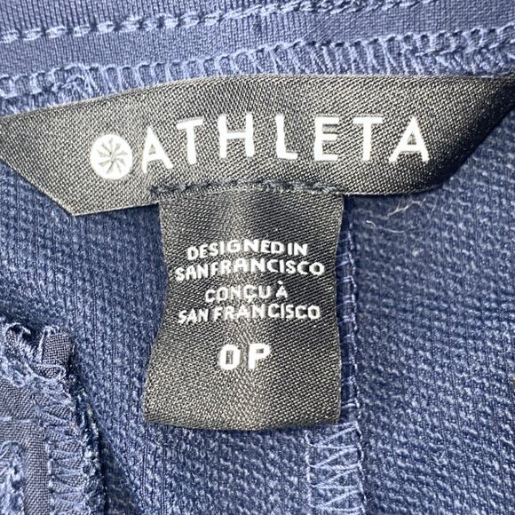 Athleta Wander Hybrid Pant, Navy Blue Size 0P Petite - Picture 5 of 6
